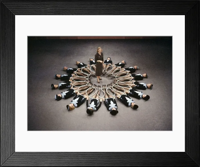 Framed Print : THE JACKIE GLEASON SHOW, June Taylor (center) and The June Taylor Dancers, on stage, rehearsal, (1957), 1952-1957 Framed Print : THE JACKIE GLEASON SHOW, June Taylor (center) and The June Taylor Dancers, on stage, rehearsal, (1957), 1952-1957