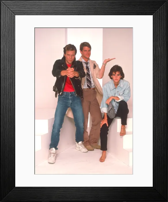 Framed Print : MISFITS OF SCIENCE, from left: Mark Thomas Miller, Dean Paul Martin, Courteney Cox, 1985-1986