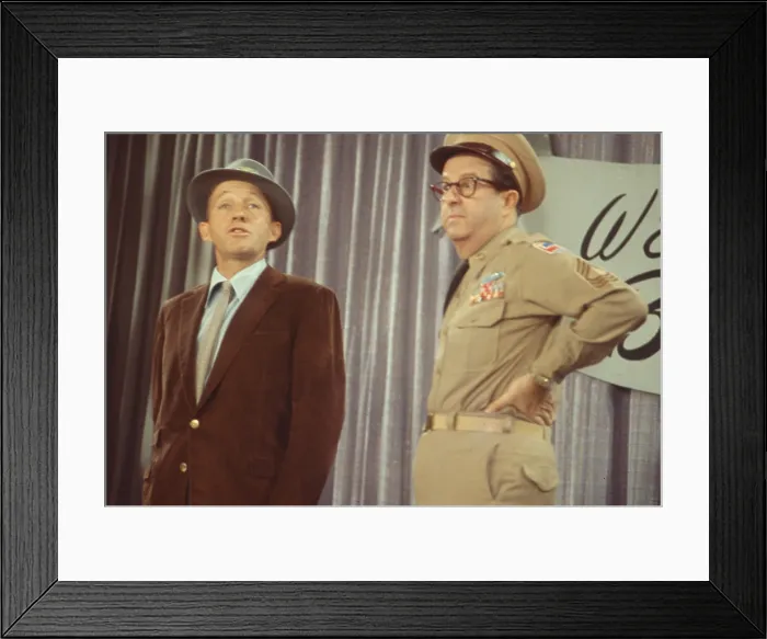 Framed Print : THE PHIL SILVERS SHOW, Bing Crosby, Phil Silvers, Bilko Presents Bing Crosby, (Season 2, ep. 18, aired Jan. 22, 1957), 1955-1959