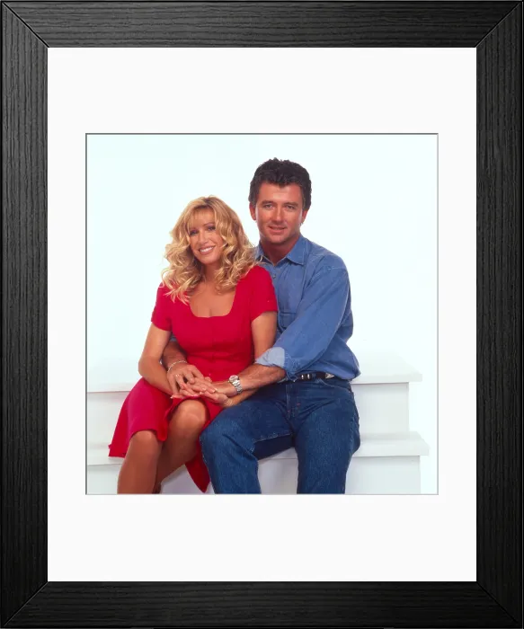 Framed Print : STEP BY STEP, from left: Suzanne Somers, Patrick Duffy, 1991-98 Framed Print : STEP BY STEP, from left: Suzanne Somers, Patrick Duffy, 1991-98