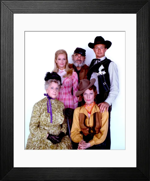Framed Print : PISTOLS N PETTICOATS, Clockwise from bottom right: Ann Sheridan, Ruth McDevitt, Carole Wells, Douglas V. Fowley, Gary Vinson, 1966-67 Framed Print : PISTOLS N PETTICOATS, Clockwise from bottom right: Ann Sheridan, Ruth McDevitt, Carole Wells, Douglas V. Fowley, Gary Vinson, 1966-67