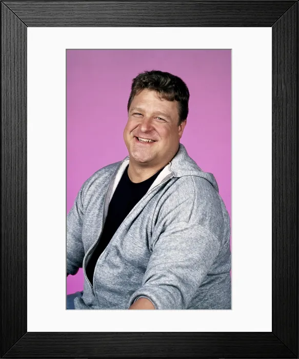 Framed Print : ROSEANNE, John Goodman, 1988-2018 (1989 photo)