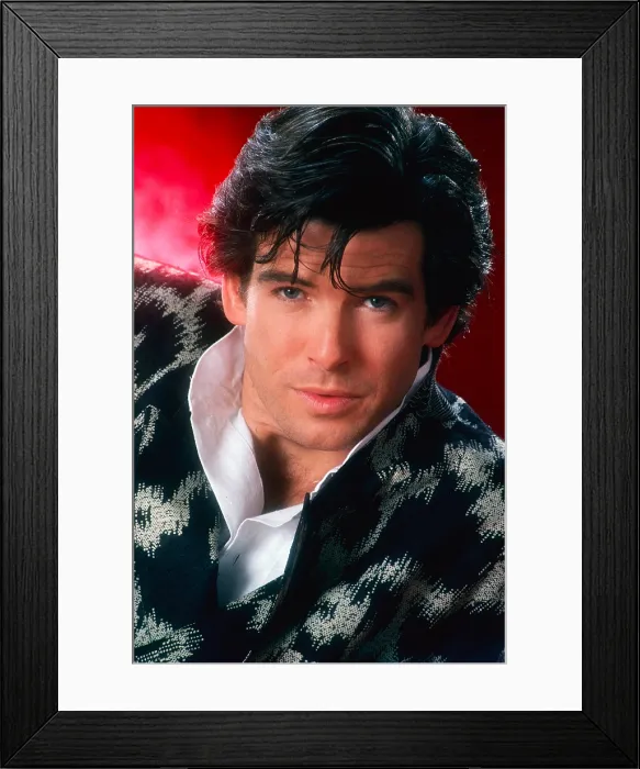 Framed Print : Pierce Brosnan, 1986 Framed Print : Pierce Brosnan, 1986