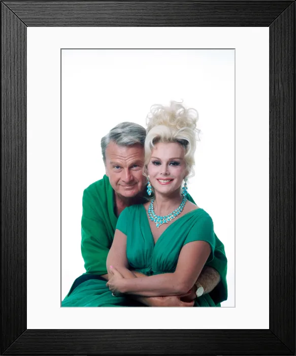Framed Print : GREEN ACRES, from left: Eddie Albert, Eva Gabor, (1967), 1965-1971