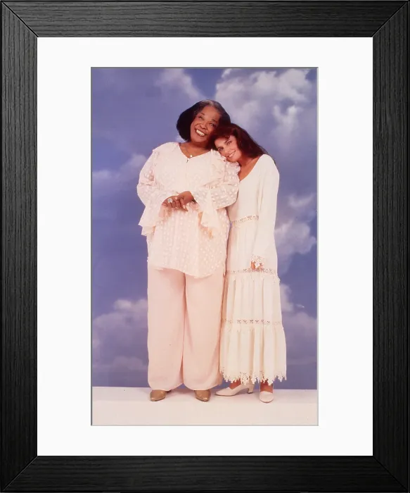 Framed Print : TOUCHED BY AN ANGEL, Della Reese, Roma Downey, 1994-2003 Framed Print : TOUCHED BY AN ANGEL, Della Reese, Roma Downey, 1994-2003