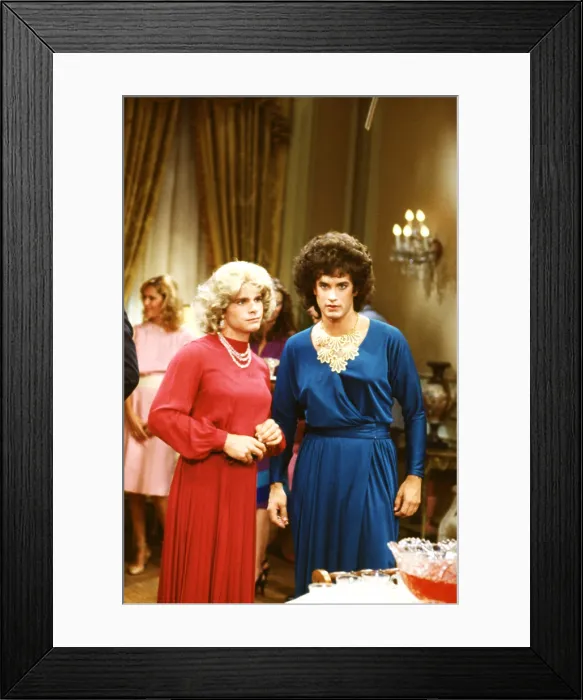 Framed Print : BOSOM BUDDIES, Peter Scolari, Tom Hanks, 1980-1982
