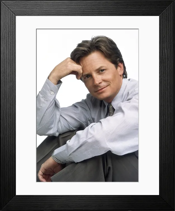 Framed Print : SPIN CITY, Michael J. Fox, (1997), 1996-2002