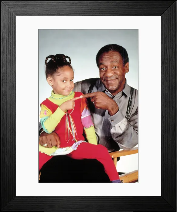 Framed Print : THE COSBY SHOW, Raven-Symone, Bill Cosby, Yr.8, 1991-1992 Framed Print : THE COSBY SHOW, Raven-Symone, Bill Cosby, Yr.8, 1991-1992