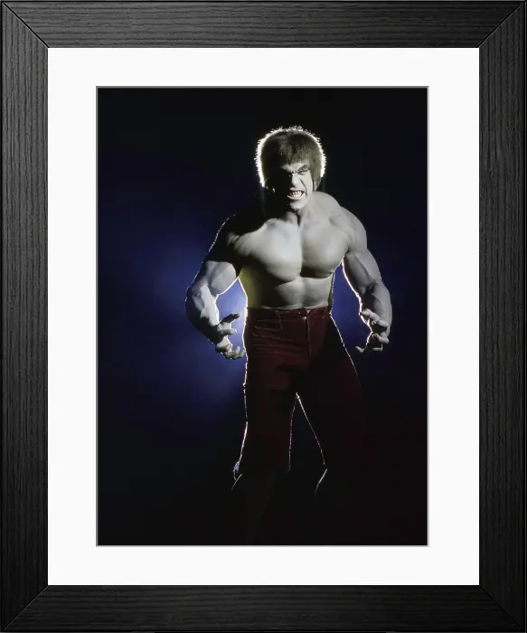 Framed Print : THE INCREDIBLE HULK, Lou Ferrigno, 1978-82 (1979 photo) Framed Print : THE INCREDIBLE HULK, Lou Ferrigno, 1978-82 (1979 photo)