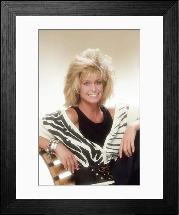 Framed Print : Farrah Fawcett, 1983