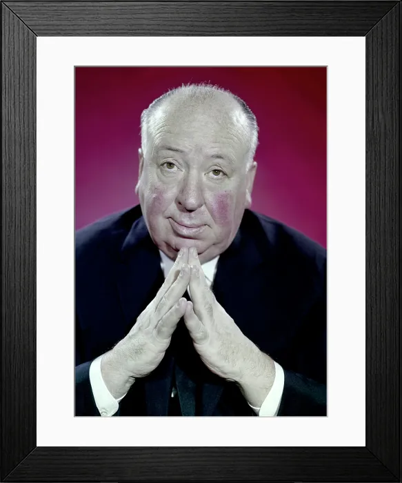 Framed Print : Alfred Hitchcock, ca. early 1960s Framed Print : Alfred Hitchcock, ca. early 1960s