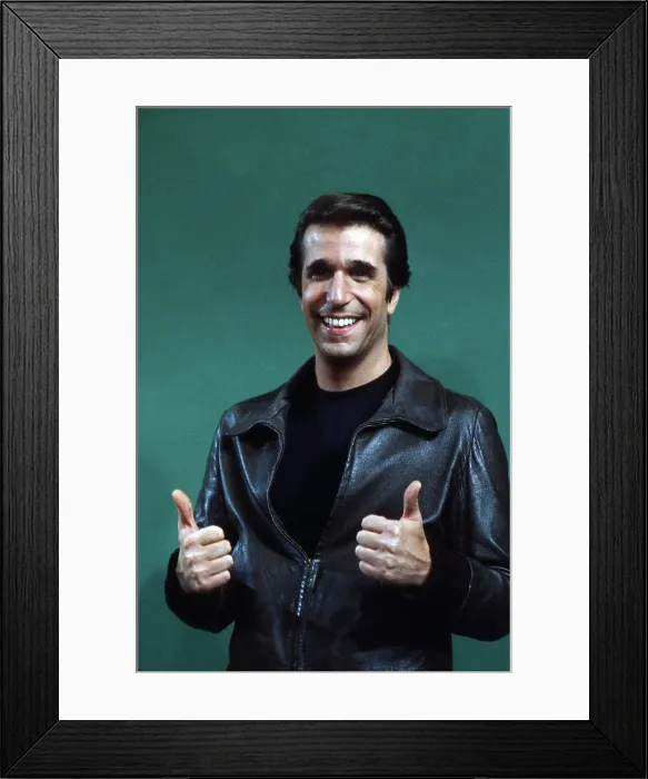 Framed Print : HAPPY DAYS, Henry Winkler, 1974-84