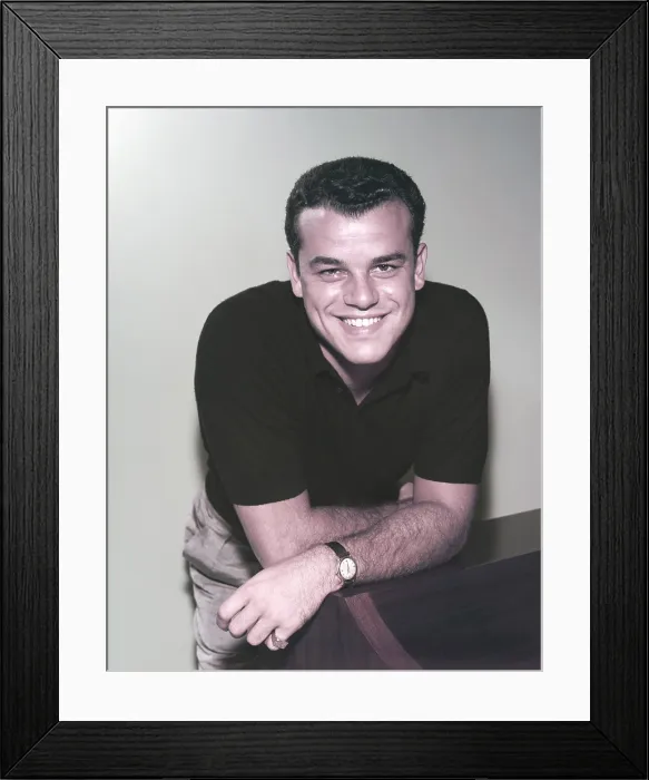Framed Print : Julius LaRosa, at home, 1950s
