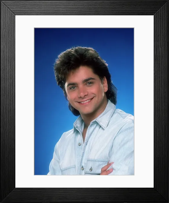 Framed Print : YOU AGAIN?, John Stamos, 1986-1987