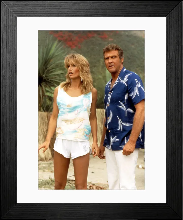 Framed Print : FALL GUY, Heather Thomas, Lee Majors, 1981-1986