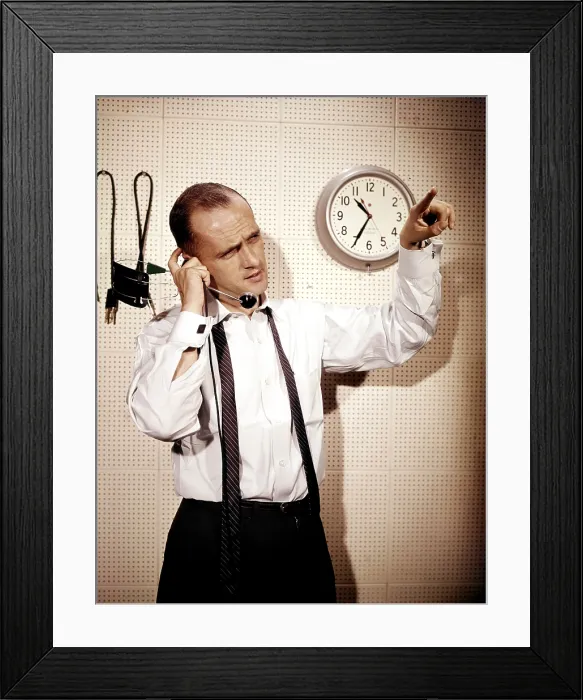 Framed Print : Bob Newhart, ca. early 1960s (photo by Ernest Snazelle) Framed Print : Bob Newhart, ca. early 1960s (photo by Ernest Snazelle)