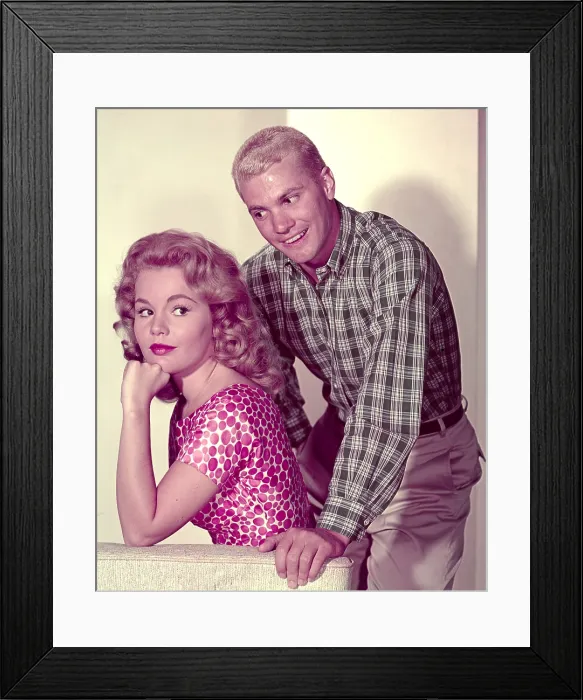 Framed Print : THE MANY LOVES OF DOBIE GILLIS, Tuesday Weld, Dwayne Hickman, 1959-63
