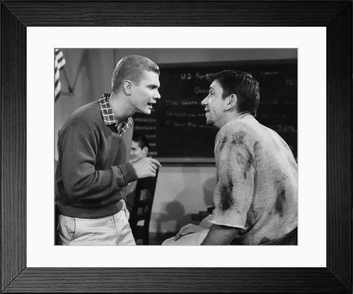 Framed Print : THE MANY LOVES OF DOBIE GILLIS, (aka DOBIE GILLIS), Dwayne Hickman, Bob Denver, 1959-63 Framed Print : THE MANY LOVES OF DOBIE GILLIS, (aka DOBIE GILLIS), Dwayne Hickman, Bob Denver, 1959-63