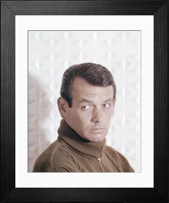 Framed Print : THE FUGITIVE, David Janssen, (1964), 1963-1967