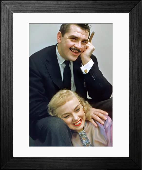 Framed Print : Ernie Kovacs and wife Edie Adams, October 28, 1961