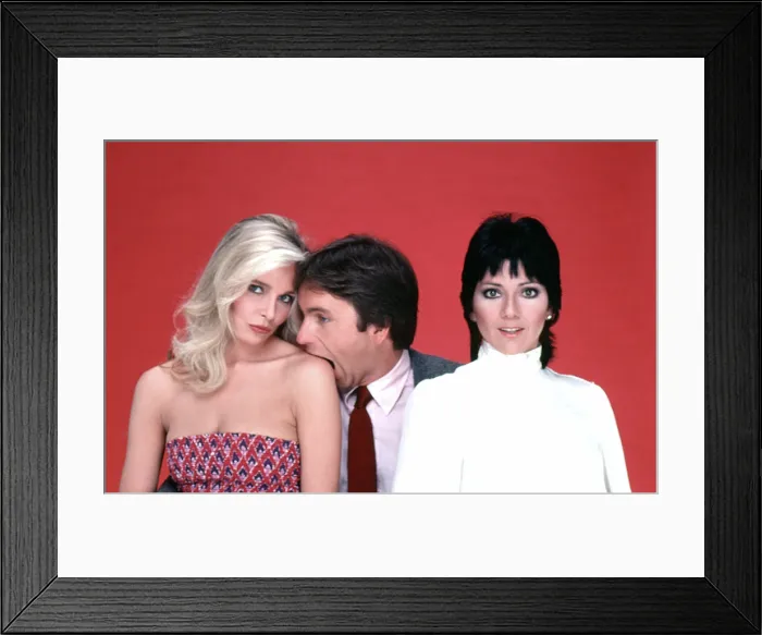 Framed Print : THREE'S COMPANY, Priscilla Barnes, John Ritter, Joyce DeWitt, (1981), 1977-84 Framed Print : THREE'S COMPANY, Priscilla Barnes, John Ritter, Joyce DeWitt, (1981), 1977-84