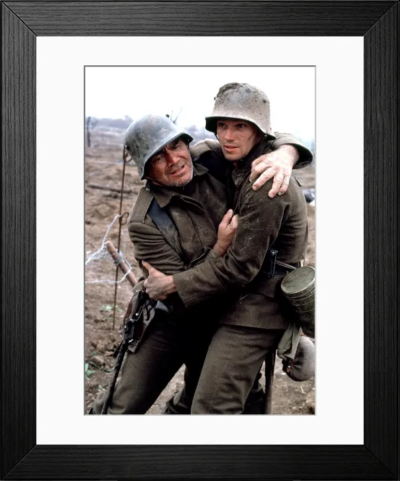 Framed Print : ALL QUIET ON THE WESTERN FRONT, Ernest Borgnine, Richard Thomas, 1979 Framed Print : ALL QUIET ON THE WESTERN FRONT, Ernest Borgnine, Richard Thomas, 1979