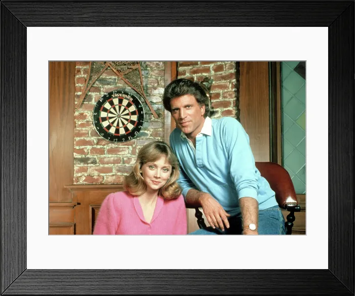 Framed Print : CHEERS, Shelley Long, Ted Danson, (1982-1987), 1982-1993