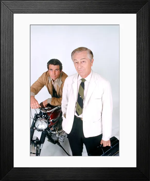 Framed Print : MARCUS WELBY, M.D. from left: James Brolin, Robert Young, (1969), 1969-76