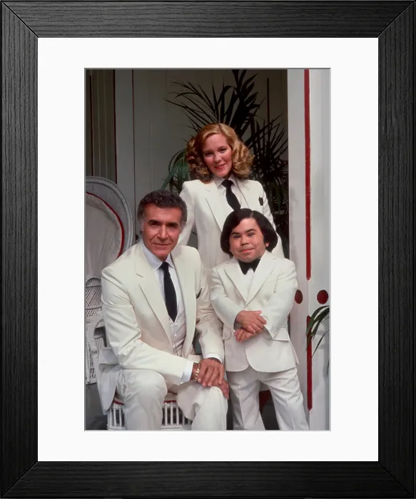 Framed Print : FANTASY ISLAND, Ricardo Montalban, Wendy Schaal, Herve Villechaize, 1978-1984