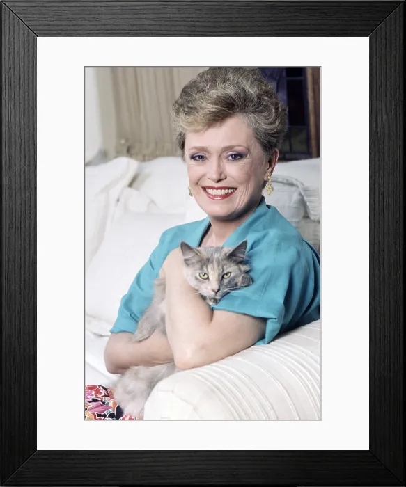 Framed Print : Rue McClanahan, 1986 Framed Print : Rue McClanahan, 1986