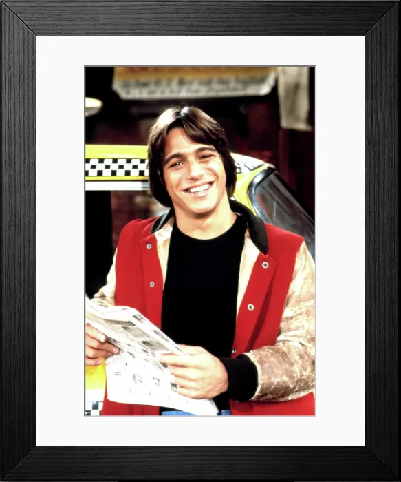 Framed Print : TAXI, Tony Danza, 1978-83