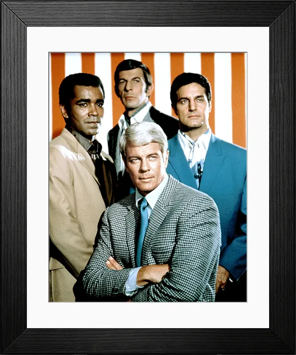 Framed Print : MISSION: IMPOSSIBLE, Greg Morris, Leonard Nimoy, Peter Graves, Peter Lupus, 1966-73 Framed Print : MISSION: IMPOSSIBLE, Greg Morris, Leonard Nimoy, Peter Graves, Peter Lupus, 1966-73