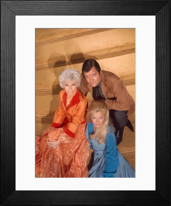 Framed Print : THE BIG VALLEY, Barbara Stanwyck, Linda Evans, Richard Long, 1965-69