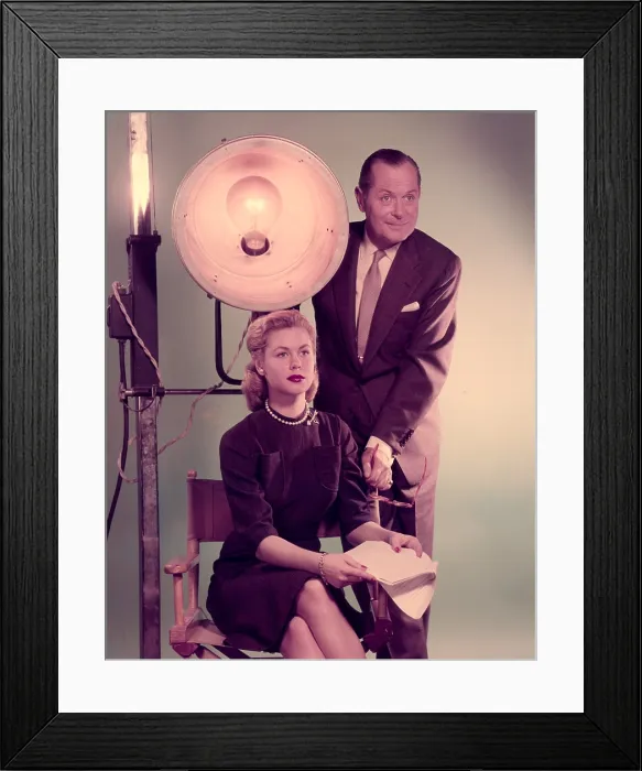 Framed Print : ELIZABETH MONTGOMERY, with father, Robert Montgomery Framed Print : ELIZABETH MONTGOMERY, with father, Robert Montgomery
