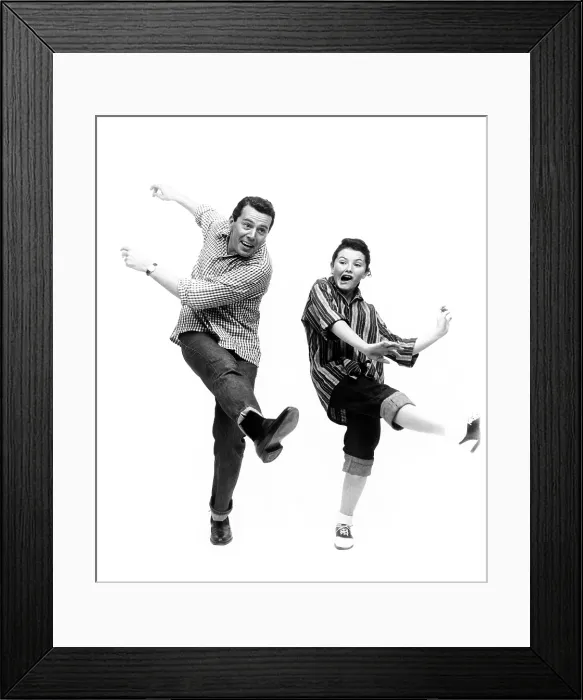 Framed Print : BACHELOR FATHER, from left, John Forsythe, Noreen Corcoran, 1957-62 (1961 photo)