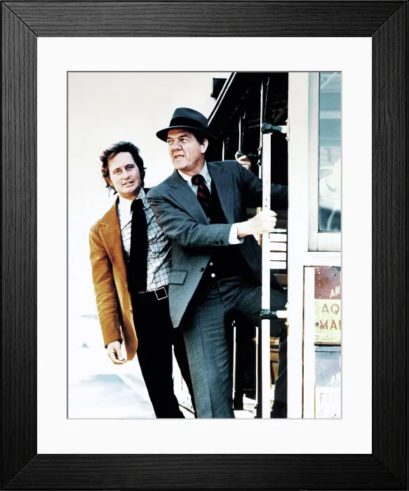 Framed Print : THE STREETS OF SAN FRANCISCO, (from left): Michael Douglas, Karl Malden, 1972-77 Framed Print : THE STREETS OF SAN FRANCISCO, (from left): Michael Douglas, Karl Malden, 1972-77
