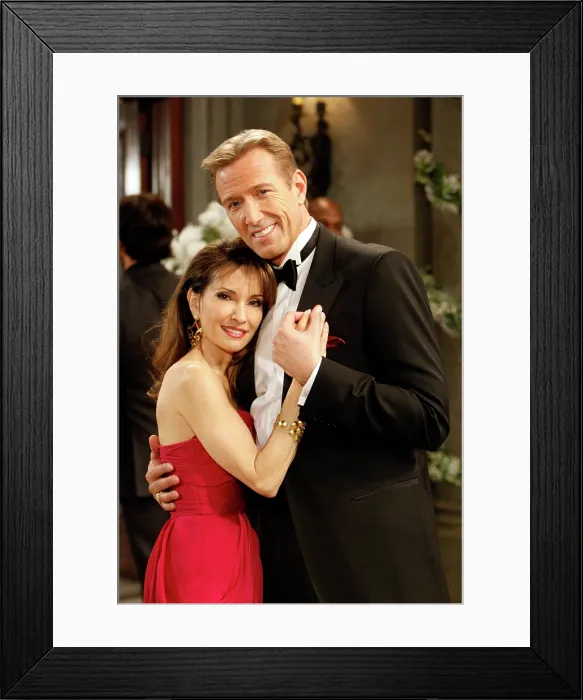Framed Print : ALL MY CHILDREN, Susan Lucci, Walt Willey, (aired week of February 16, 2009), 1970