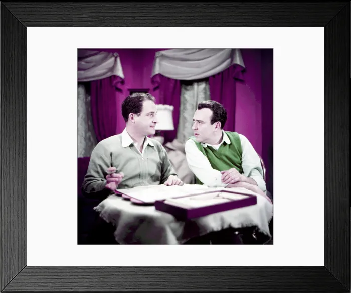 Framed Print : YOUR SHOW OF SHOWS, from left: Sid Caesar, Carl Reiner, 1950-54