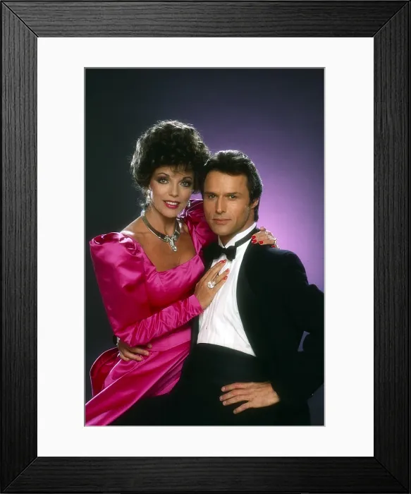 Framed Print : DYNASTY, from left: Joan Collins, Michael Nader, (1984), 1981-89