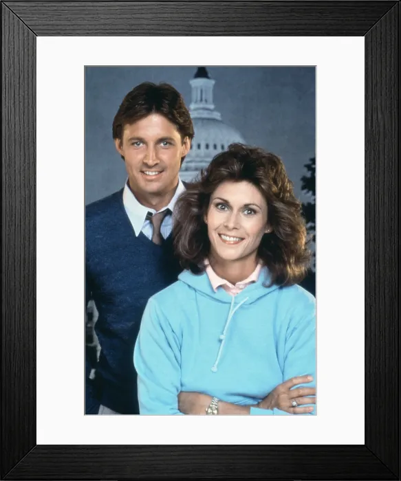 Framed Print : SCARECROW AND MRS. KING, from left: Bruce Boxleitner, Kate Jackson, (Season 1, 1983), 1983-87 Framed Print : SCARECROW AND MRS. KING, from left: Bruce Boxleitner, Kate Jackson, (Season 1, 1983), 1983-87
