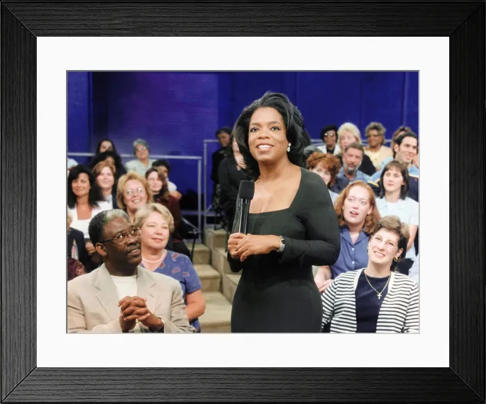 Framed Print : THE OPRAH WINFREY SHOW, Oprah Winfrey (center), (1998), 1986-2011