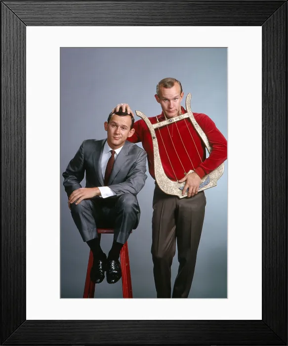 Framed Print : MY BROTHER THE ANGEL, (aka THE SMOTHERS BROTHERS SHOW), from left: Dick Smothers, Tom Smothers, (1965), 1965-66 Framed Print : MY BROTHER THE ANGEL, (aka THE SMOTHERS BROTHERS SHOW), from left: Dick Smothers, Tom Smothers, (1965), 1965-66