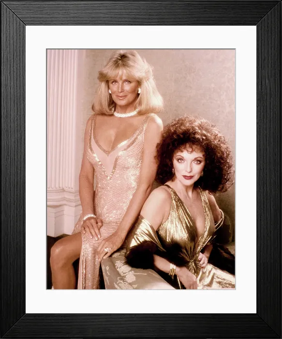 Framed Print : DYNASTY, from left, Linda Evans, Joan Collins, 1981-89 Framed Print : DYNASTY, from left, Linda Evans, Joan Collins, 1981-89