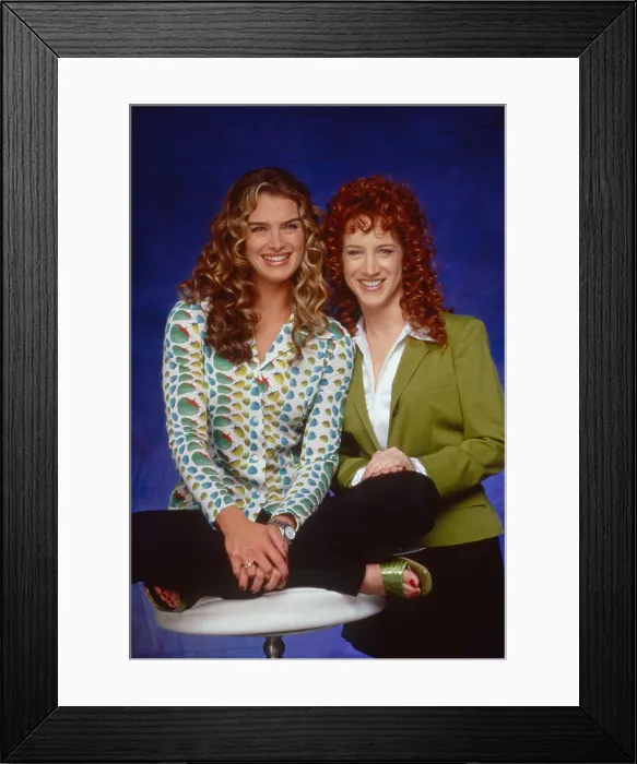 Framed Print : SUDDENLY SUSAN, from left: Brooke Shields, Kathy Griffin, 1996-2000