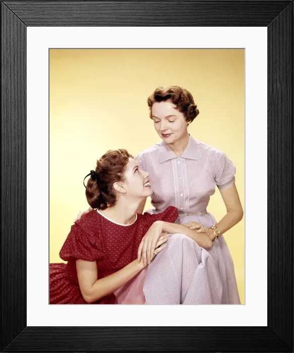 Framed Print : FATHER KNOWS BEST, from left, Elinor Donahue, Jane Wyatt, (1959), 1954-60