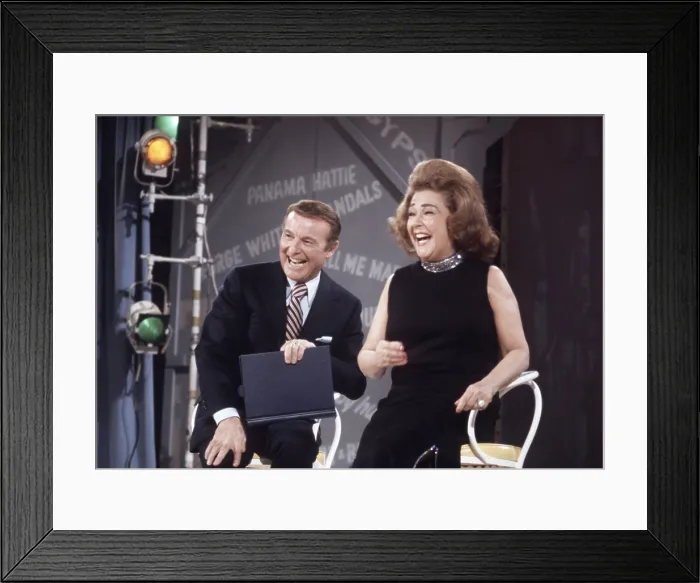 Framed Print : THIS IS YOUR LIFE, From left: Ralph Edwards (host), Ethel Merman, (aired May 20, 1971), 1970-1973