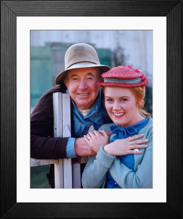 Framed Print : THE REAL McCOYS, Walter Brennan, Kathleen Nolan (aka Kathy Nolan), 1957-63
