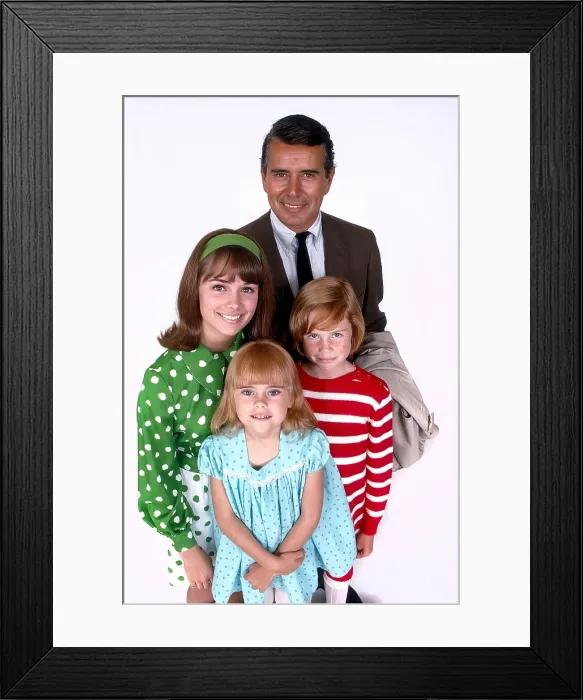 Framed Print : TO ROME WITH LOVE, clockwise from top: John Forsythe, Susan Neher, Melanie Fullerton, Joyce Menges, (1969), 1969-1971