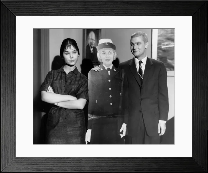 Framed Print : THE MANY LOVES OF DOBIE GILLIS, (aka DOBIE GILLIS), Yvonne Craig, Dwayne Hickman, Dobie's Navy Blues, (Season 1, Episode 24, aired Mar 15, 1960), 1959-63