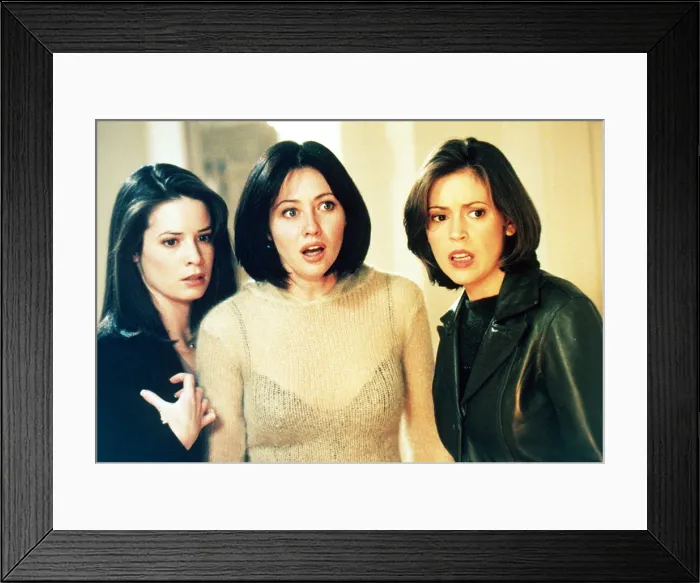 Framed Print : CHARMED, from left: Holly Marie Combs, Shannen Doherty, Alyssa Milano, 1998, 1998-2006